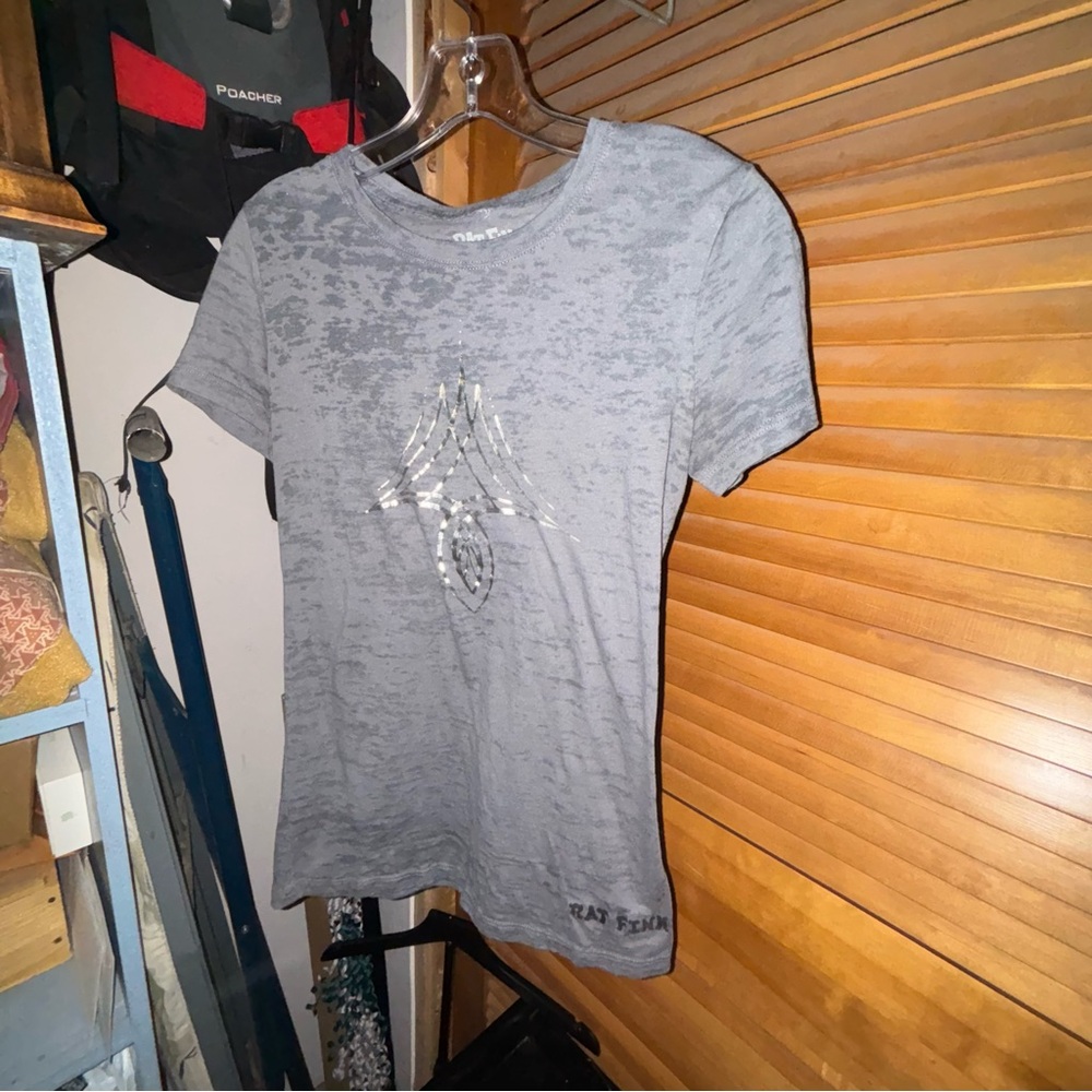 Rat Fink Gray Short Sleeve burnout Tee size lg